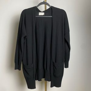 Black Long Sleeve Cardigan